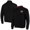 Men's Colosseum Black Texas A&M Aggies Tortugas Logo Quarter-Zip Jacket