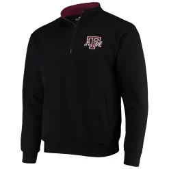 Men's Colosseum Black Texas A&M Aggies Tortugas Logo Quarter-Zip Jacket -Colosseum shop 4622969 ALT2