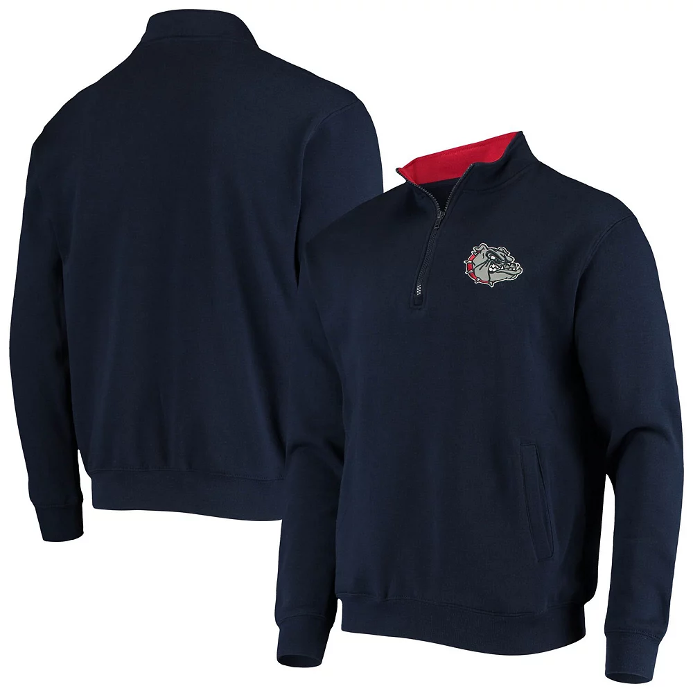 Men's Colosseum Navy Gonzaga Bulldogs Tortugas Logo Quarter-Zip Jacket 2 Men's Colosseum Navy Gonzaga Bulldogs Tortugas Logo Quarter-Zip Jacket - Image 2