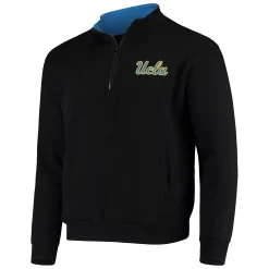 Men's Colosseum Black UCLA Bruins Tortugas Logo Quarter-Zip Jacket -Colosseum shop 4623483 ALT2