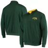 Men's Colosseum Green NDSU Bison Tortugas Logo Quarter-Zip Jacket