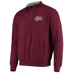 Men's Colosseum Maroon Montana Grizzlies Tortugas Logo Quarter-Zip Jacket -Colosseum shop 4624669 ALT2