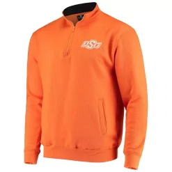 Men's Colosseum Orange Oklahoma State Cowboys Tortugas Logo Quarter-Zip Jacket -Colosseum shop 4625155 ALT2