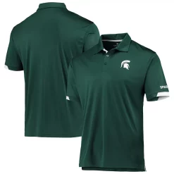 Men's Colosseum Green Michigan State Spartans Santry Polo