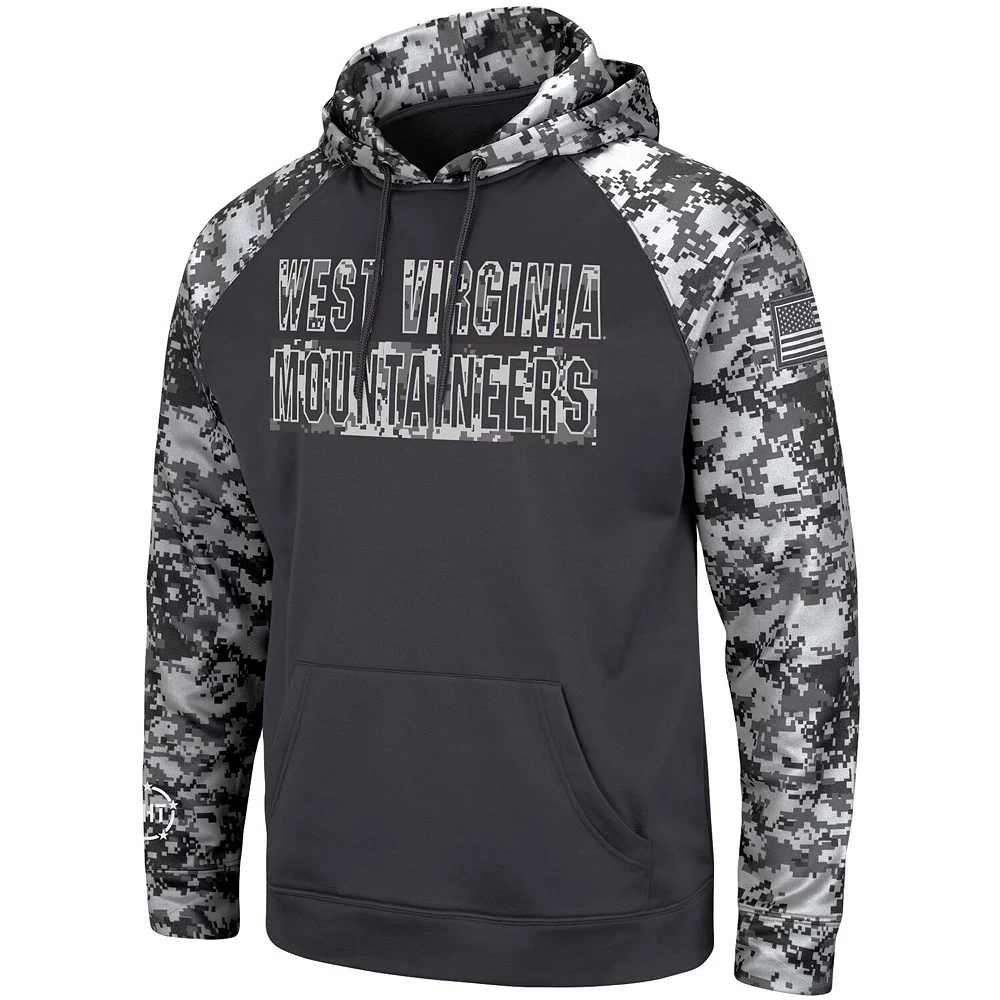 Men's Colosseum Charcoal West Virginia Mountaineers OHT Military Appreciation Digital Camo Pullover Hoodie 3 Men's Colosseum Charcoal West Virginia Mountaineers OHT Military Appreciation Digital Camo Pullover Hoodie - Image 3