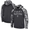 Men's Colosseum Charcoal Navy Midshipmen OHT Military Appreciation Digital Camo Pullover Hoodie