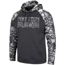 Men's Colosseum Charcoal Penn State Nittany Lions OHT Military Appreciation Digital Camo Pullover Hoodie -Colosseum shop 4643794 ALT2