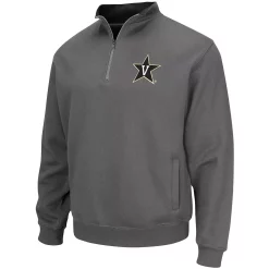 Men's Colosseum Charcoal Vanderbilt Commodores Tortugas Logo Quarter-Zip Jacket -Colosseum shop 4644897 ALT2