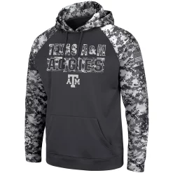 Men's Colosseum Charcoal Texas A&M Aggies OHT Military Appreciation Digital Camo Pullover Hoodie -Colosseum shop 4645438 ALT2