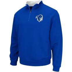 Men's Colosseum Blue Seton Hall Pirates Tortugas Logo Quarter-Zip Jacket 5 Men's Colosseum Blue Seton Hall Pirates Tortugas Logo Quarter-Zip Jacket -Colosseum shop 4645460 ALT2
