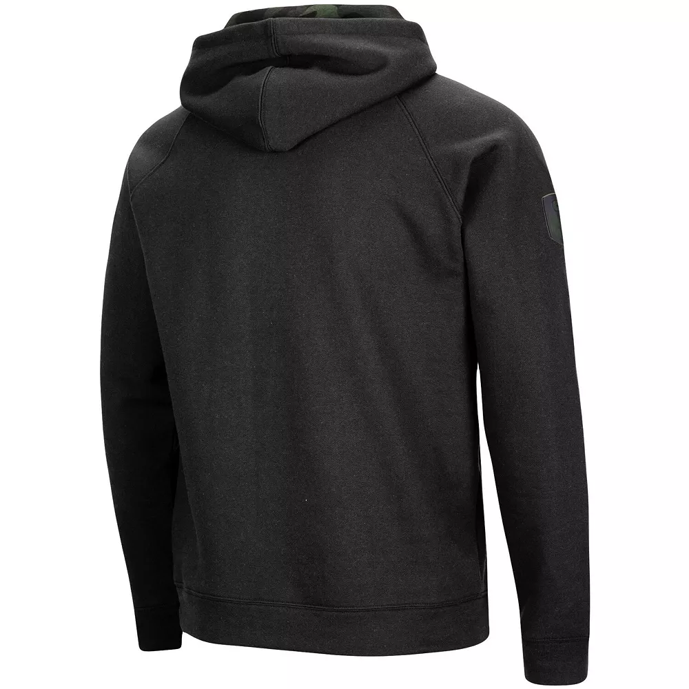 Men's Colosseum Black Air Force Falcons OHT Military Appreciation Camo Pullover Hoodie 4 Men's Colosseum Black Air Force Falcons OHT Military Appreciation Camo Pullover Hoodie - Image 4