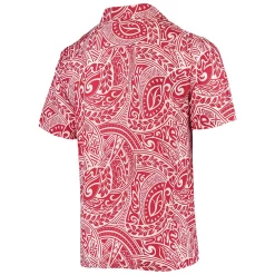 Men's Colosseum Scarlet Ohio State Buckeyes Make Like a Tree Camp Button-Up Shirt -Colosseum shop 4774030 ALT3