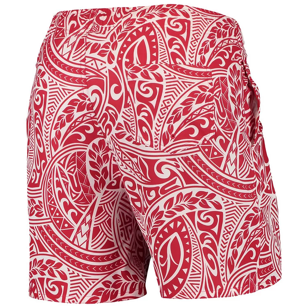 Men's Colosseum Scarlet Ohio State Buckeyes Biff Swim Shorts 4 Men's Colosseum Scarlet Ohio State Buckeyes Biff Swim Shorts - Image 4