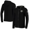 Men's Colosseum Black Texas A&M Aggies OHT Military Appreciation Waffle Full-Zip Hoodie