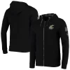Men's Colosseum Black Washington State Cougars OHT Military Appreciation Waffle Full-Zip Hoodie