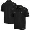 Men's Colosseum Black Alabama Crimson Tide OHT Military Appreciation Sierra Polo