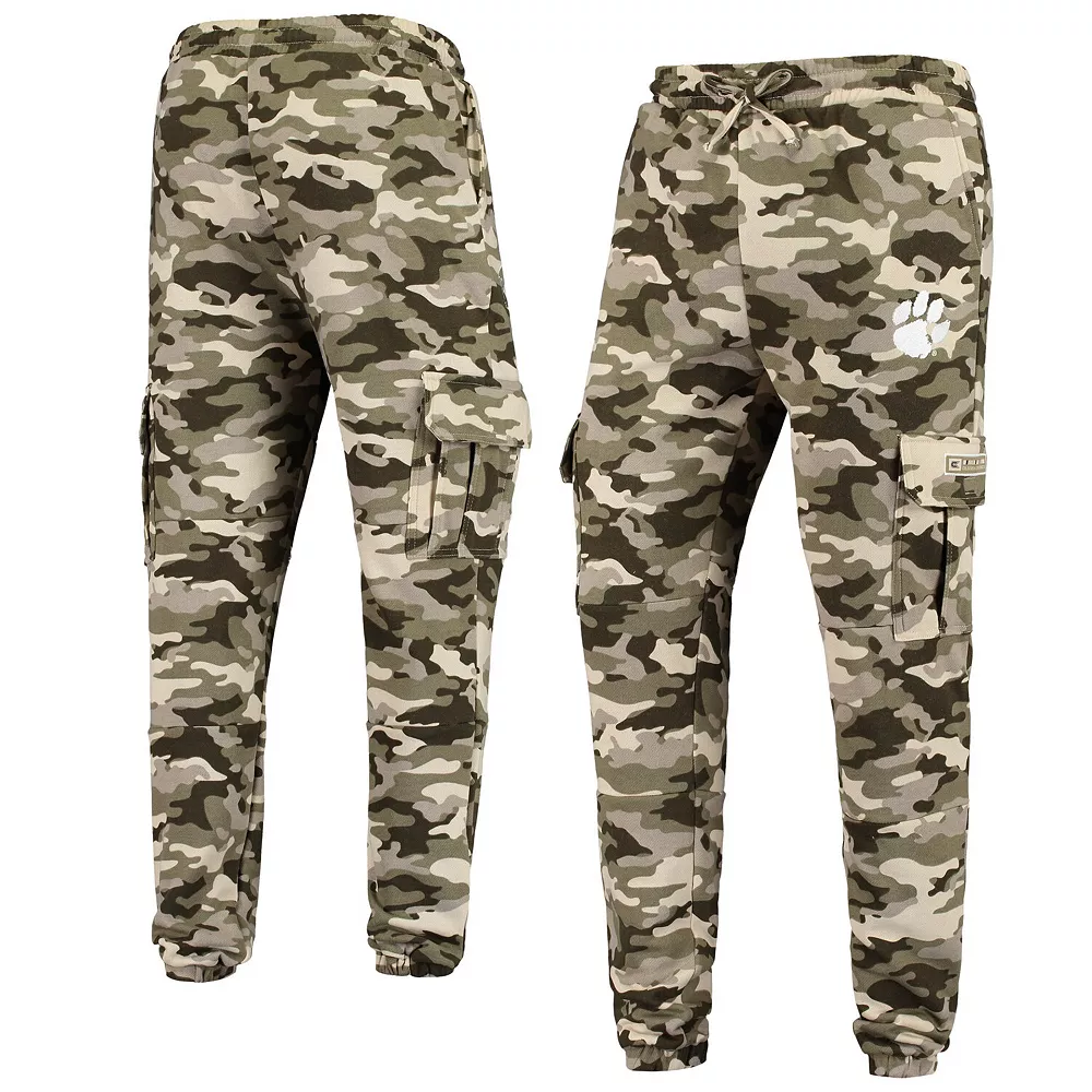 Men's Colosseum Camo Clemson Tigers OHT Military Appreciation Code Fleece Pants 2 Men's Colosseum Camo Clemson Tigers OHT Military Appreciation Code Fleece Pants - Image 2