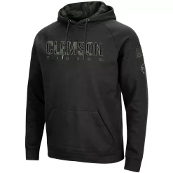 Men's Colosseum Black Clemson Tigers OHT Military Appreciation Camo Pullover Hoodie -Colosseum shop 4784369 ALT2