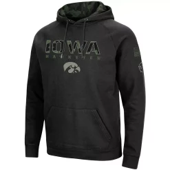 Men's Colosseum Black Iowa Hawkeyes OHT Military Appreciation Camo Pullover Hoodie -Colosseum shop 4784699 ALT2