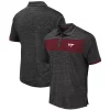 Men's Colosseum Black Virginia Tech Hokies Nelson Polo