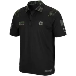 Men's Colosseum Black Auburn Tigers OHT Military Appreciation Sierra Polo -Colosseum shop 4785783 ALT2