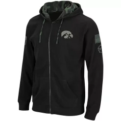 Men's Colosseum Black Iowa Hawkeyes OHT Military Appreciation Waffle Full-Zip Hoodie 5 Men's Colosseum Black Iowa Hawkeyes OHT Military Appreciation Waffle Full-Zip Hoodie -Colosseum shop 4786209 ALT2