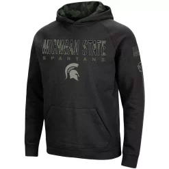 Men's Colosseum Black Michigan State Spartans Big & Tall OHT Military Appreciation Raglan Pullover Hoodie 5 Men's Colosseum Black Michigan State Spartans Big & Tall OHT Military Appreciation Raglan Pullover Hoodie -Colosseum shop 4786997 ALT2