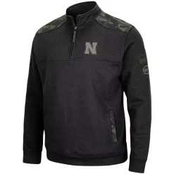 Men's Colosseum Black Nebraska Huskers OHT Military Appreciation Commo Fleece Quarter-Zip Jacket 6 Men's Colosseum Black Nebraska Huskers OHT Military Appreciation Commo Fleece Quarter-Zip Jacket -Colosseum shop 4799776 ALT2