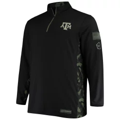 Men's Colosseum Black Texas A&M Aggies OHT Military Appreciation Big & Tall Quarter-Zip Jacket 5 Men's Colosseum Black Texas A&M Aggies OHT Military Appreciation Big & Tall Quarter-Zip Jacket -Colosseum shop 4802114 ALT2