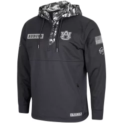 Men's Colosseum Charcoal Auburn Tigers OHT Military Appreciation Digi Camo Quarter-Zip Hoodie 5 Men's Colosseum Charcoal Auburn Tigers OHT Military Appreciation Digi Camo Quarter-Zip Hoodie -Colosseum shop 4803342 ALT2