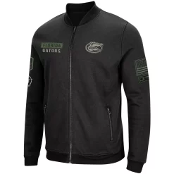 Men's Colosseum Black Florida Gators OHT Military Appreciation High-Speed Bomber Full-Zip Jacket -Colosseum shop 4803978 ALT2