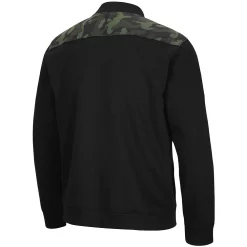 Men's Colosseum Black Maryland Terrapins OHT Military Appreciation Commo Fleece Quarter-Zip Jacket -Colosseum shop 4825335 ALT3