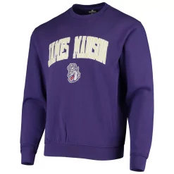 Men's Colosseum Purple James Madison Dukes Arch & Logo Tackle Twill Pullover Sweatshirt 5 Men's Colosseum Purple James Madison Dukes Arch & Logo Tackle Twill Pullover Sweatshirt -Colosseum shop 4832225 ALT2