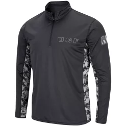 Men's Colosseum Charcoal UCF Knights OHT Military Appreciation Digi Camo Quarter-Zip Jacket -Colosseum shop 4832654 ALT2