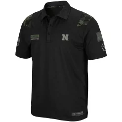 Men's Colosseum Black Nebraska Huskers OHT Military Appreciation Sierra Polo 6 Men's Colosseum Black Nebraska Huskers OHT Military Appreciation Sierra Polo -Colosseum shop 4832934 ALT2