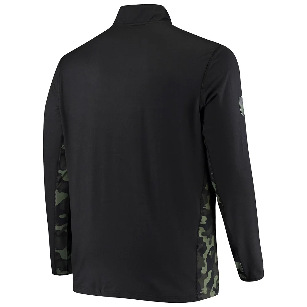 Men's Colosseum Black Florida Gators OHT Military Appreciation Big & Tall Quarter-Zip Jacket 4 Men's Colosseum Black Florida Gators OHT Military Appreciation Big & Tall Quarter-Zip Jacket - Image 4