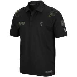 Men's Colosseum Black Arizona State Sun Devils OHT Military Appreciation Sierra Polo 6 Men's Colosseum Black Arizona State Sun Devils OHT Military Appreciation Sierra Polo -Colosseum shop 4847067 ALT2