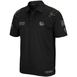 Men's Colosseum Black Gonzaga Bulldogs OHT Military Appreciation Sierra Polo -Colosseum shop 4847496 ALT2