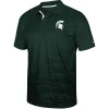 Men's Colosseum Green Michigan State Spartans Marshall Polo