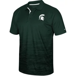 Men's Colosseum Green Michigan State Spartans Marshall Polo