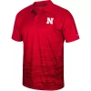 Men's Colosseum Scarlet Nebraska Huskers Marshall Polo