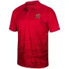 Men's Colosseum Red Maryland Terrapins Marshall Polo