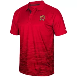 Men's Colosseum Red Maryland Terrapins Marshall Polo