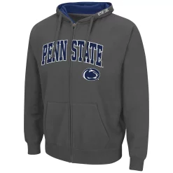 Men's Colosseum Charcoal Penn State Nittany Lions Arch & Logo 3.0 Full-Zip Hoodie -Colosseum shop 5365370 ALT2
