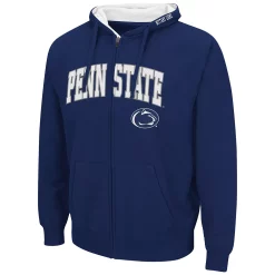 Men's Colosseum Navy Penn State Nittany Lions Arch & Logo 3.0 Full-Zip Hoodie -Colosseum shop 5365441 ALT2