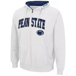Men's Colosseum White Penn State Nittany Lions Arch & Logo 3.0 Full-Zip Hoodie -Colosseum shop 5365505 ALT2