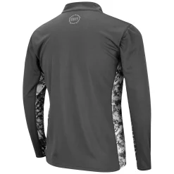 Men's Colosseum Charcoal Texas Longhorns OHT Military Appreciation Digital Camo Quarter-Zip Jacket -Colosseum shop 5365946 ALT3