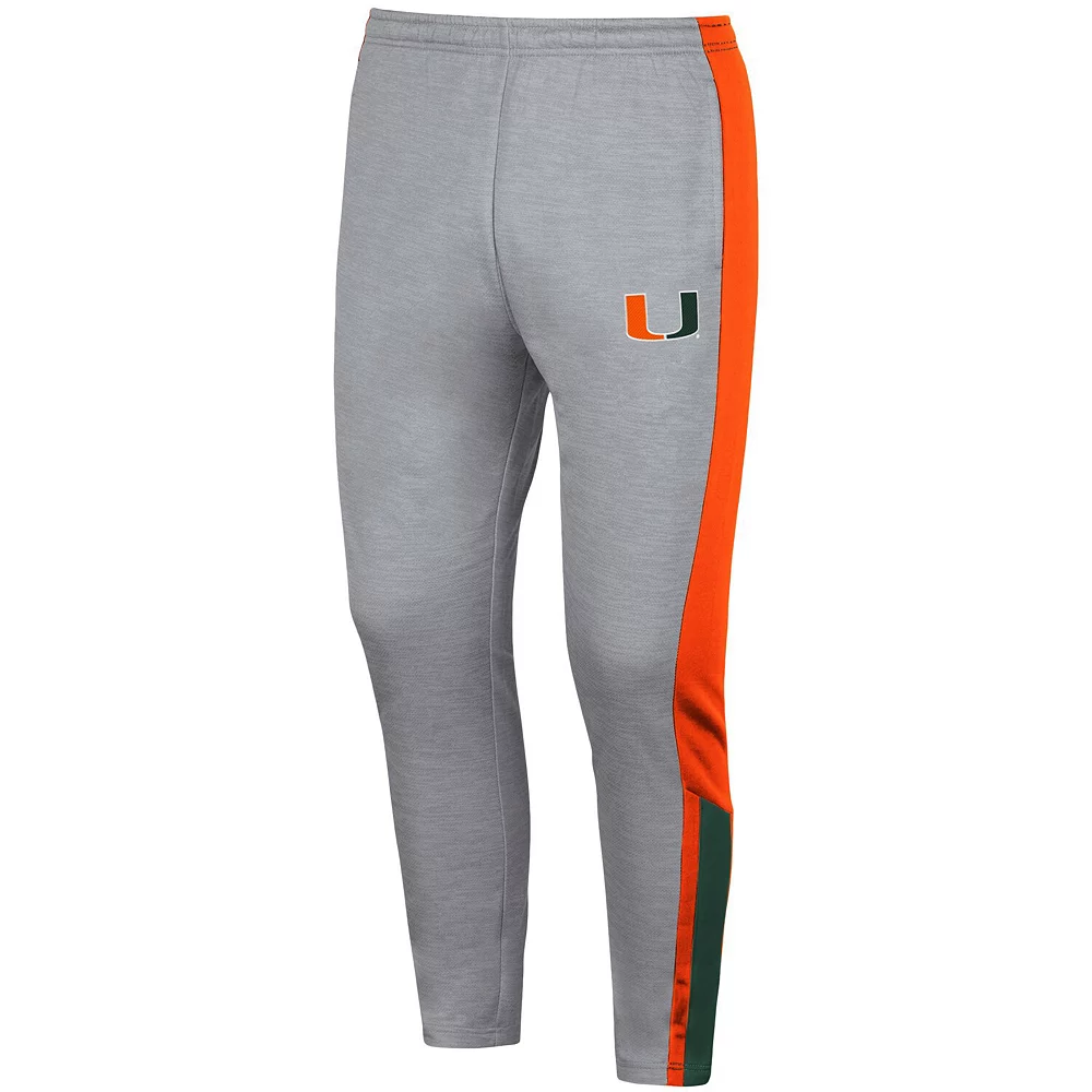 Men's Colosseum Gray Miami Hurricanes Up Top Pants 3 Men's Colosseum Gray Miami Hurricanes Up Top Pants - Image 3