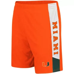 Men's Colosseum Orange Miami Hurricanes Wonkavision Shorts -Colosseum shop 5366933 ALT2