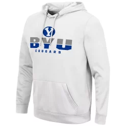 Men's Colosseum White BYU Cougars Lantern Pullover Hoodie -Colosseum shop 5368841 ALT2